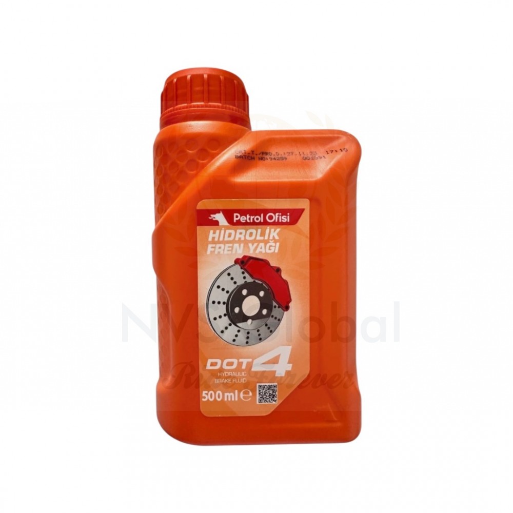 PETROL OFİSİ DOT 4 HİDROLİK FREN YAĞI 500 ML